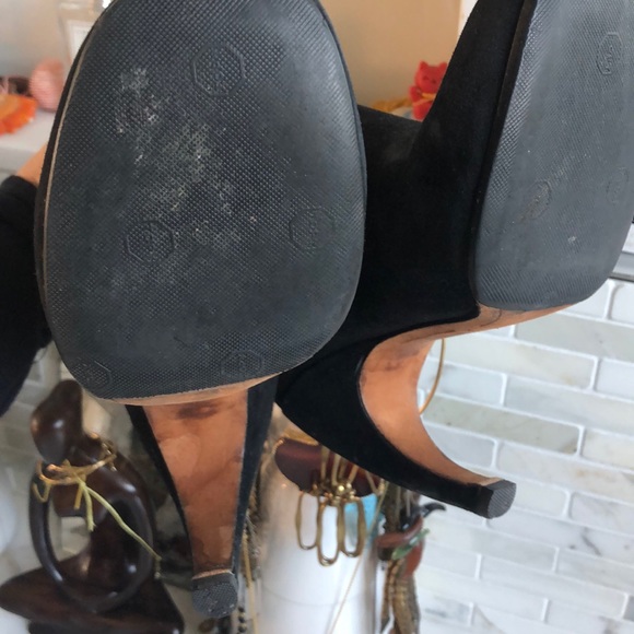 Givenchy black suede ankle boots 7 - Picture 5 of 5